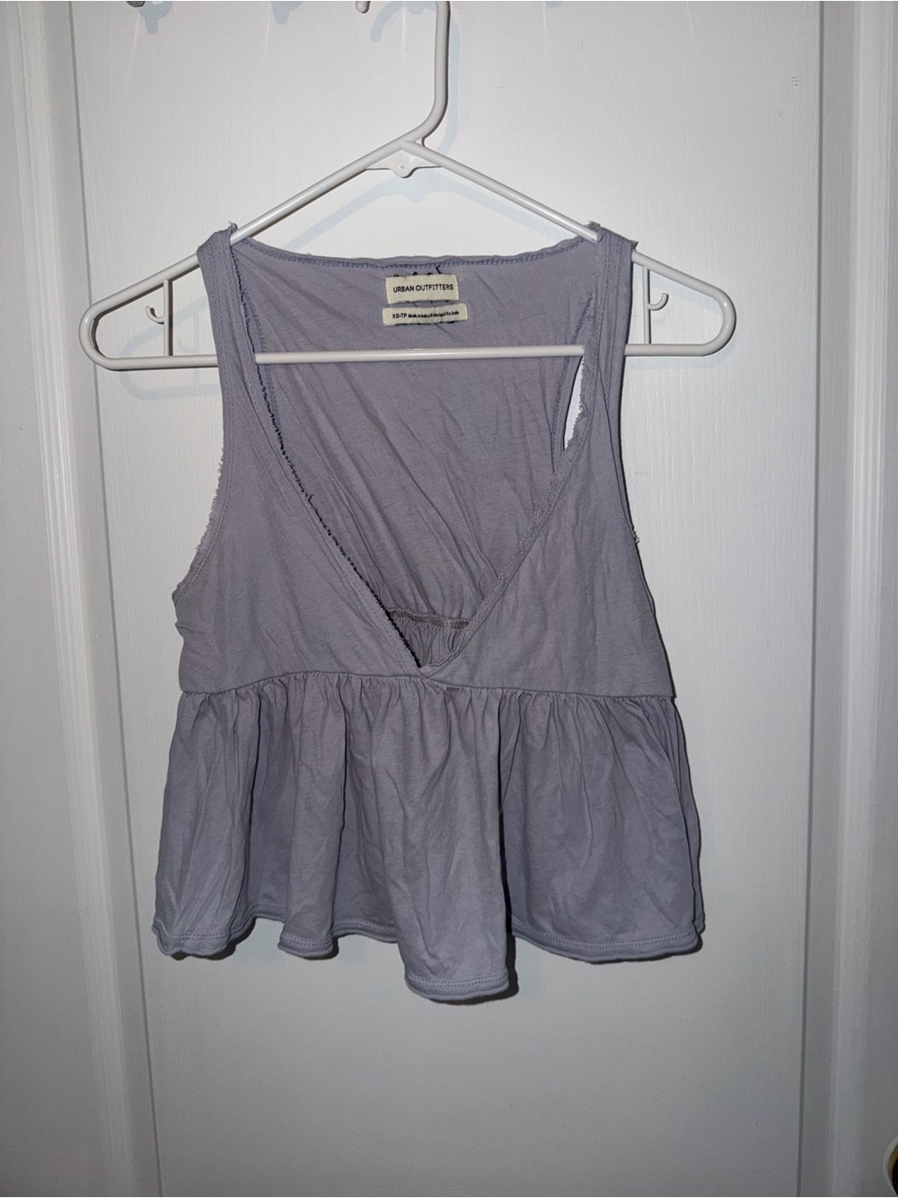 Urban Outfitters Lavender Peplum Tank